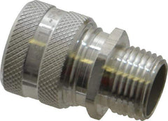 Hubbell Wiring Device-Kellems - 12.7 to 15.9mm Capacity, Liquidtight, Straight Strain Relief Cord Grip - 1/2 NPT Thread, Aluminum - Apex Tool & Supply