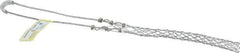 Hubbell Wiring Device-Kellems - 0.73 to 0.85 Inch Cable Diameter, Galvanized Steel, Single Loop Support Grip - 13-3/4 Inch Long, 1,400 Lb. Breaking Strength, 6-3/4 Inch Mesh Length - Apex Tool & Supply