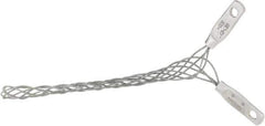 Hubbell Wiring Device-Kellems - 10.9 to 14.2mm Capacity, General, Straight Strain Relief Cord Grip - 4-3/4" Long, Galvanized Steel - Apex Tool & Supply