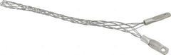 Hubbell Wiring Device-Kellems - 14.2 to 18.5mm Capacity, General, Straight Strain Relief Cord Grip - 6" Long, Galvanized Steel - Apex Tool & Supply
