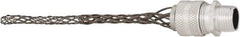 Hubbell Wiring Device-Kellems - 9.7 to 12.7mm Capacity, Liquidtight, Straight Strain Relief Cord Grip - 1/2 NPT Thread, 5.735" Long, Aluminum - Apex Tool & Supply