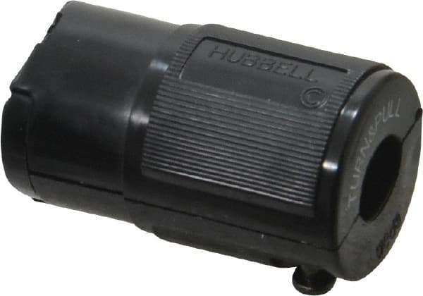 Hubbell Wiring Device-Kellems - 125 VAC, 15 Amp, ML-1R Configuration, Industrial Grade, Ungrounded Connector - 1 Phase, 2 Poles, IP20, 0.218 to 3/8 Inch Cord Diameter - Apex Tool & Supply