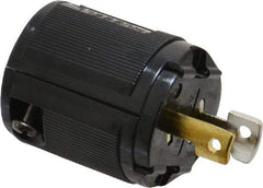 Hubbell Wiring Device-Kellems - 125 VAC, 15 Amp, ML-1P Configuration, Industrial Grade, Ungrounded Plug - 1 Phase, 2 Poles, IP20, 0.22 to 0.385 Inch Cord Diameter - Apex Tool & Supply