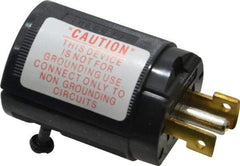 Hubbell Wiring Device-Kellems - 125/250 VAC, 15 Amp, ML-3P Configuration, Industrial Grade, Ungrounded Plug - 1 Phase, 3 Poles, IP20, 0.3 to 0.43 Inch Cord Diameter - Apex Tool & Supply