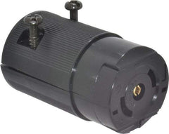 Hubbell Wiring Device-Kellems - 125 VAC, 15 Amp, ML-2R Configuration, Industrial Grade, Self Grounding Connector - 1 Phase, 2 Poles, IP20, 0.3 to 0.43 Inch Cord Diameter - Apex Tool & Supply