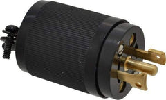 Hubbell Wiring Device-Kellems - 125/250 VAC, 15 Amp, ML-3P Configuration, Industrial Grade, Ungrounded Plug - 3 Phase, 3 Poles, IP20, 0.281 to 0.421 Inch Cord Diameter - Apex Tool & Supply