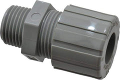 Hubbell Wiring Device-Kellems - 12.7 to 15.9mm Capacity, Liquidtight, Straight Strain Relief Cord Grip - 1/2 NPT Thread, Nylon - Apex Tool & Supply