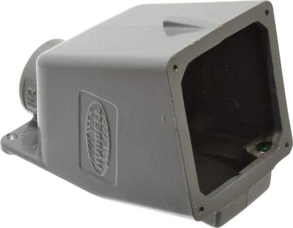 Hubbell Wiring Device-Kellems - 60, 63 Amp, 1-1/2 Inch Hub Size, Cast Aluminum Pin and Sleeve Angle Back Box - IP67, 15° Box Angle - Apex Tool & Supply