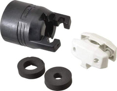 Hubbell Wiring Device-Kellems - 125/250 VAC, 30 Amp, 10-30P NEMA, Straight, Ungrounded, Commercial, Industrial Grade Plug - 3 Pole, 3 Wire, 1 Phase, 2 hp, Nylon, Black, White - Apex Tool & Supply