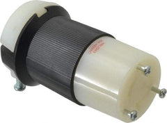 Hubbell Wiring Device-Kellems - 480 VAC, 20 Amp, L8-20R Configuration, Industrial Grade, Self Grounding Connector - 1 Phase, 2 Poles, IP20, 0.36 to 0.93 Inch Cord Diameter - Apex Tool & Supply