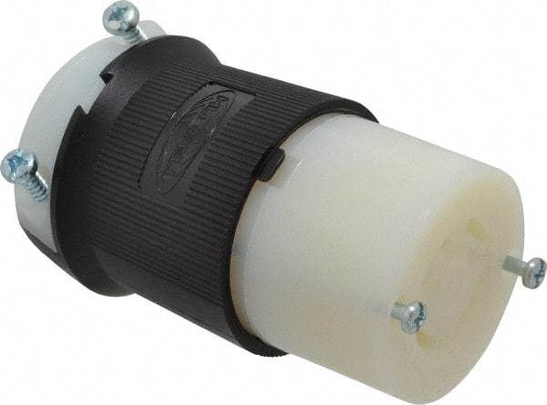 Hubbell Wiring Device-Kellems - 250 VAC, 30 Amp, L15-30R Configuration, Industrial Grade, Self Grounding Connector - 3 Phase, 3 Poles, IP20, 0.35 to 1.15 Inch Cord Diameter - Apex Tool & Supply