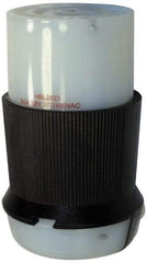 Hubbell Wiring Device-Kellems - 277/480 VAC, 30 Amp, L22-30R Configuration, Industrial Grade, Self Grounding Connector - 3 Phase, 4 Poles, IP20, 0.35 to 1.15 Inch Cord Diameter - Apex Tool & Supply