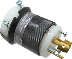 Hubbell Wiring Device-Kellems - 125/250 VAC, 30 Amp, NonNEMA Configuration, Industrial Grade, Ungrounded Plug - 1 Phase, 3 Poles, IP20, 0.36 to 0.93 Inch Cord Diameter - Apex Tool & Supply