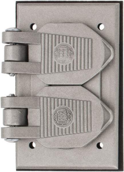 Hubbell Wiring Device-Kellems - Electrical Outlet Box Aluminum Weatherproof Cover - Apex Tool & Supply