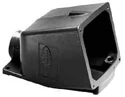 Hubbell Wiring Device-Kellems - 100 Amp, 2 Inch Hub Size, Cast Aluminum Pin and Sleeve Angle Back Box - IP67, 15° Box Angle - Apex Tool & Supply