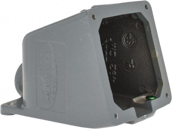 Hubbell Wiring Device-Kellems - 20, 30 Amp, 3/4 Inch Hub Size, Cast Aluminum Pin and Sleeve Angle Back Box - IP54, IP67, 15° Box Angle - Apex Tool & Supply