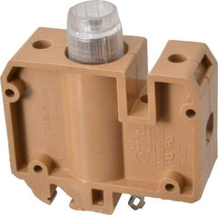 ACI - 30 Amp, DIN Rail Mount, Fused Terminal Block - 10 to 4 AWG Compatibility, 86mm High x 79mm Deep - Apex Tool & Supply