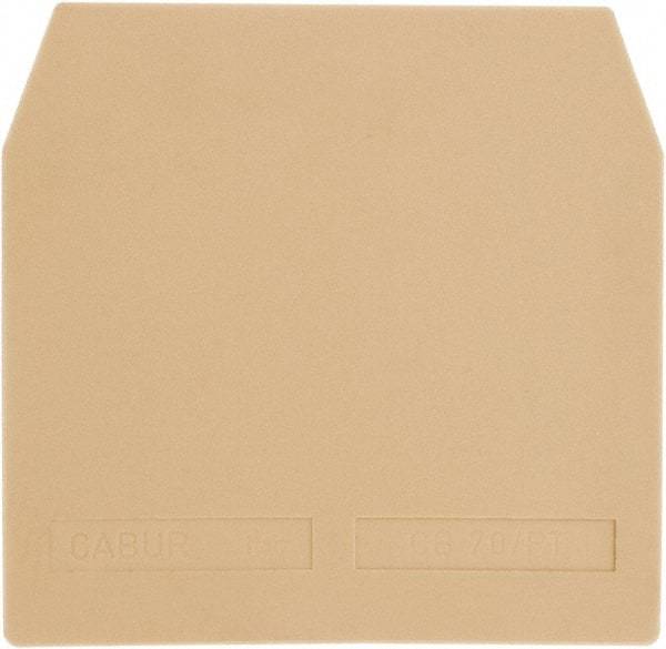 ACI - 70mm Long, Terminal Block End Cover - Use with KUT 2.5 Terminal Blocks - Apex Tool & Supply