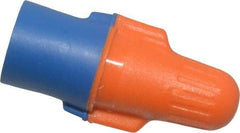 3M - 2, 22 to 3, 12 AWG, 600 Volt, Flame Retardant, Wing Twist on Wire Connector - Blue & Orange, 221°F - Apex Tool & Supply