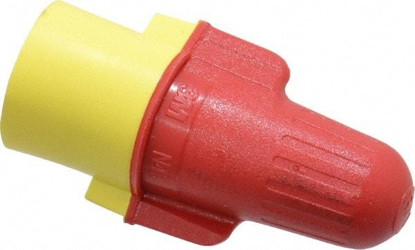 3M - 2, 18 to 2, 8 AWG, 600 Volt, Flame Retardant, Wing Twist on Wire Connector - Red & Yellow, 221°F - Apex Tool & Supply