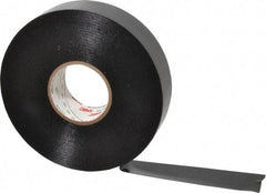 3M - 1" x 100', Black Vinyl Electrical Tape - Series 50, 10 mil Thick, 20 Lb./Inch Tensile Strength - Apex Tool & Supply