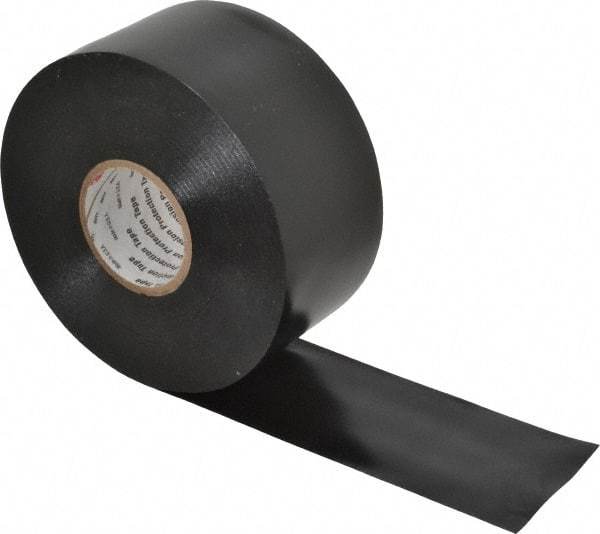 3M - 2" x 100', Black Vinyl Electrical Tape - Series 50, 10 mil Thick, 20 Lb./Inch Tensile Strength - Apex Tool & Supply