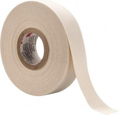 3M - 3/4" x 66', White Glass Cloth Electrical Tape - Series 27, 7 mil Thick, 150 Lb./Inch Tensile Strength - Apex Tool & Supply