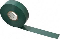 3M - 3/4" x 66', Green Vinyl Electrical Tape - Series 35, 7 mil Thick, 1,250 V/mil Dielectric Strength, 17 Lb./Inch Tensile Strength - Apex Tool & Supply