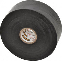 3M - 1-1/2" x 30', Black Rubber Electrical Tape - Series 130C, 30 mil Thick, 750 V/mil Dielectric Strength, 7.5 Lb./Inch Tensile Strength - Apex Tool & Supply