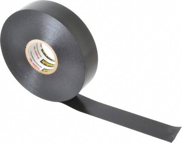 3M - 3/4" x 66', Black Vinyl Electrical Tape - Series 88, 8.5 mil Thick, 20 Lb./Inch Tensile Strength - Apex Tool & Supply