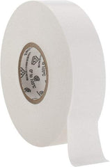 3M - 3/4" x 66', White Vinyl Electrical Tape - Series 35, 7 mil Thick, 1,250 V/mil Dielectric Strength, 17 Lb./Inch Tensile Strength - Apex Tool & Supply