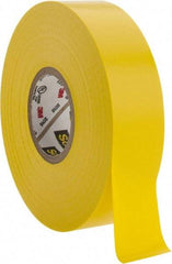 3M - 3/4" x 66', Yellow Vinyl Electrical Tape - Series 35, 7 mil Thick, 1,250 V/mil Dielectric Strength, 17 Lb./Inch Tensile Strength - Apex Tool & Supply
