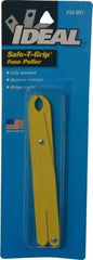 Ideal - 5 Inch Long, Glass Filled Polypropylene, Insulated Fuse Puller - For Use with 250 Volt 9/32 Inch to 1/2 Inch Diameter Fuses, Cartridge Fuses - Apex Tool & Supply