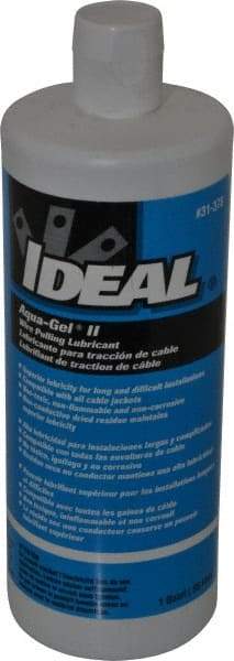 Ideal - 1 Quart Squeeze Bottle, Blue Wire Pulling Lubricant Gel - 28 to 180°F, RoHS Compliant, UL Listed - Apex Tool & Supply