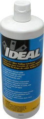 Ideal - 1 Quart Squeeze Bottle, Yellow Wire Pulling Lubricant Gel - 40 to 120°F, RoHS Compliant, UL Listed - Apex Tool & Supply