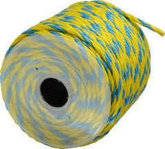 Ideal - 250 Ft. Long, 125 Lb. Load, Polypropylene Rope - 1/4 Inch Diameter, 1,125 Lb. Breaking Strength - Apex Tool & Supply