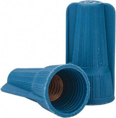 Thomas & Betts - 3, 12 to 1, 6 + 2, 8 AWG, Corrosion Resistant, Wing Twist on Wire Connector - Blue - Apex Tool & Supply