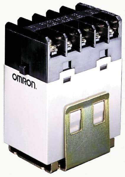 Omron - Standard Electromechanical Screw General Purpose Relay - 25 Amp at 220 VAC, DPST, 24 VDC, 34.5mm Wide x 64mm High x 51.5mm Deep - Apex Tool & Supply