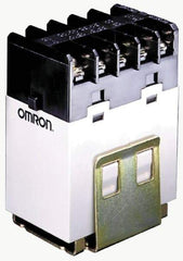 Omron - Standard Electromechanical Screw General Purpose Relay - 25 Amp at 220 VAC, DPST, 24 VDC, 34.5mm Wide x 64mm High x 51.5mm Deep - Apex Tool & Supply