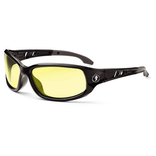 Valkyrie Yellow Lens Black Safety Glasses - Apex Tool & Supply