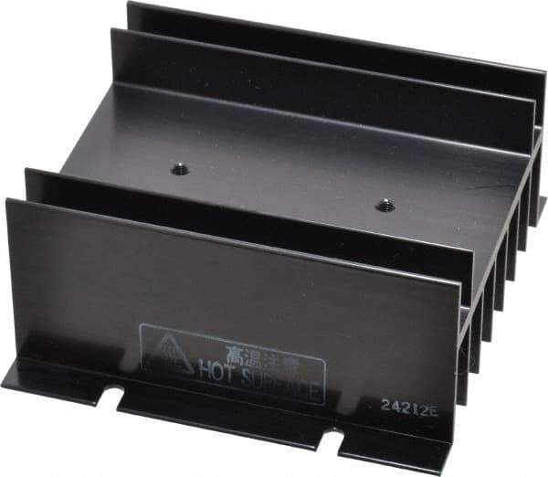 Omron - 3.94 Inch Long x 1.8 Inch Deep x 3.94 Inch High, Standard Solid State Relay Heat Sink - 10 Amp Rated - Apex Tool & Supply