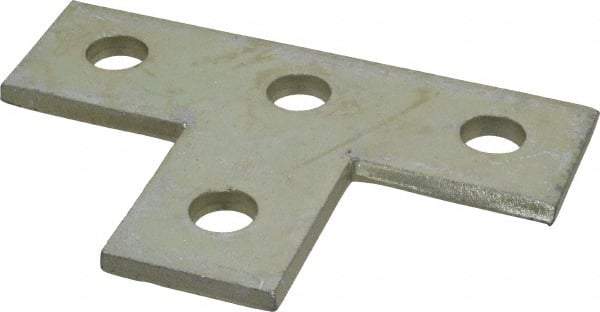 Thomas & Betts - Zinc Dichromate Steel Flat Plate Strut Fitting - Used with Joining Metal Framing Channel & Strut - Apex Tool & Supply