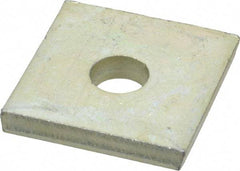 Thomas & Betts - Steel Square Strut Washer - 3/8" Bolt, Used with Thomas & Betts Channels & Strut - Apex Tool & Supply