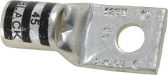 Thomas & Betts - 2/0 AWG Noninsulated Compression Connection Square Ring Terminal - 5/16" Stud, 1.88" OAL x 0.83" Wide, Tin Plated Copper Contact - Apex Tool & Supply