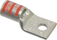 Thomas & Betts - 3/0 AWG Noninsulated Compression Connection Square Ring Terminal - 5/16" Stud, 1.98" OAL x 0.92" Wide, Tin Plated Copper Contact - Apex Tool & Supply