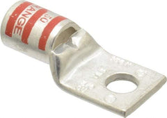 Thomas & Betts - 3/0 AWG Noninsulated Compression Connection Rectangle Ring Terminal - 3/8" Stud, 2.03" OAL x 0.92" Wide, Tin Plated Copper Contact - Apex Tool & Supply