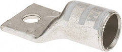 Thomas & Betts - 300 kcmil Wire Noninsulated Compression Connection Square Ring Terminal - 3/8" Stud, 2.43" OAL x 1-1/4" Wide, Tin Plated Copper Contact - Apex Tool & Supply