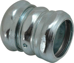 Thomas & Betts - 1-1/4" Trade, Steel Compression EMT Conduit Coupling - Noninsulated - Apex Tool & Supply