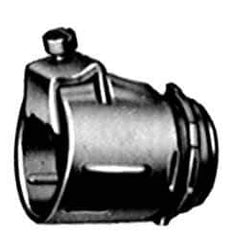 Thomas & Betts - 3-1/2" Trade, Malleable Iron Set Screw Straight FMC Conduit Connector - Insulated - Apex Tool & Supply