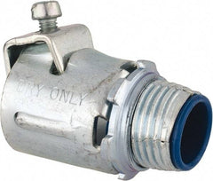 Thomas & Betts - 1/2" Trade, Steel Set Screw Straight FMC Conduit Connector - Insulated - Apex Tool & Supply
